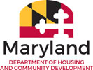The Maryland Department of Housing and Community Developmen​t (DHCD) Logo
